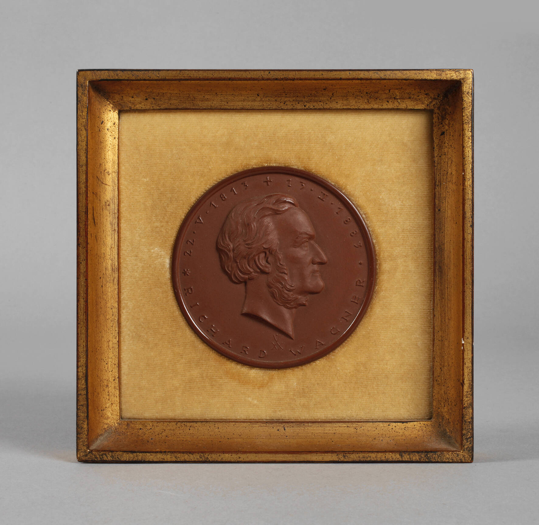 Meissen Plakette Richard Wagner