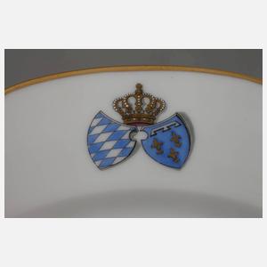 Nymphenburg Speiseservice mit Adelswappen