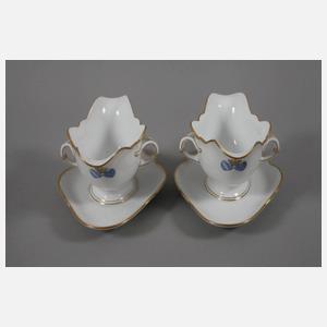 Nymphenburg Speiseservice mit Adelswappen