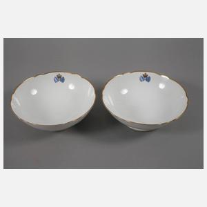 Nymphenburg Speiseservice mit Adelswappen