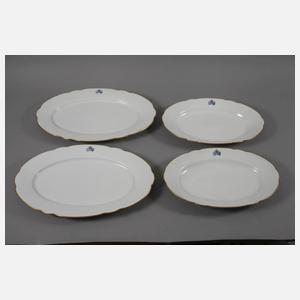 Nymphenburg Speiseservice mit Adelswappen