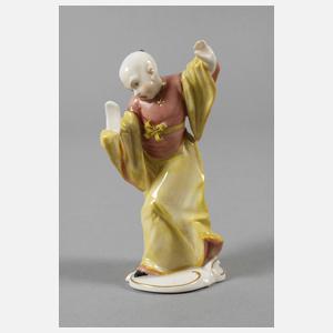 Nymphenburg "Chinesenknabe mit Notenblatt"
