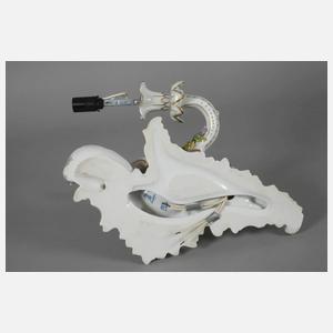 Potschappel Paar Wandleuchter im Rokokostil