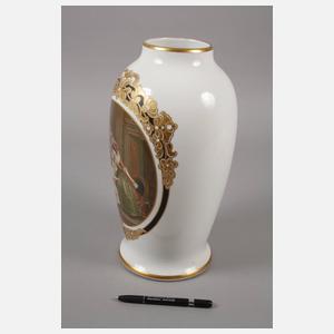 Rosenthal Vase mit Genreszene