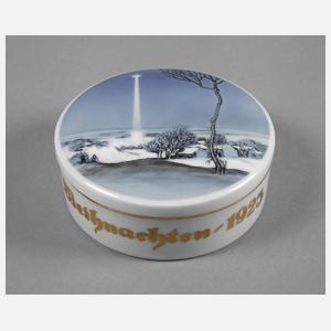 Rosenthal Deckeldose "Weihnachten 1925"