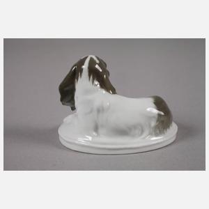 Rosenthal kleiner "King Charles-Hund"