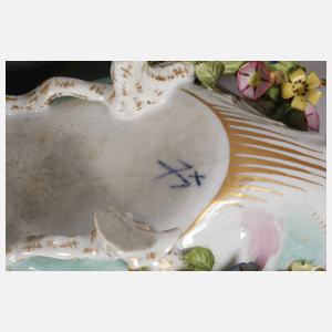 Thüringen Prunkjardiniere mit Postament