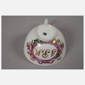 Thüringen Tasse mit Untertasse