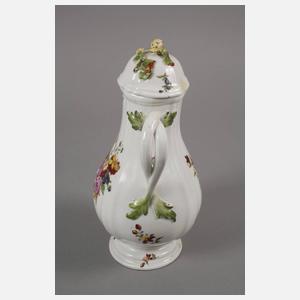 Thüringen Kaffeekanne Blumenmalerei