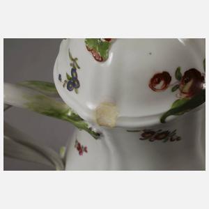 Thüringen Kaffeekanne Blumenmalerei