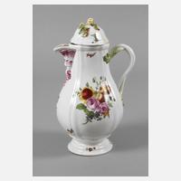 Thüringen Kaffeekanne Blumenmalerei111