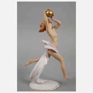 Volkstedt Tänzerin mit Ball