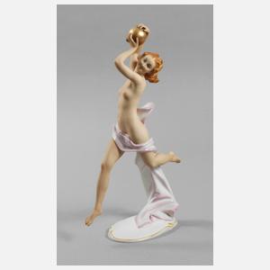 Volkstedt Tänzerin mit Ball