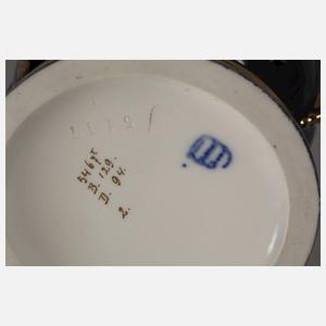 Volkstedt große Potpourrivase im Alt-Wiener Stil