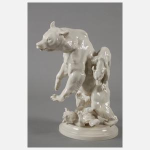 Volkstedt "Bärin mit Jungen"