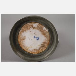 Fayencewalzenkrug mit Chinoiserien