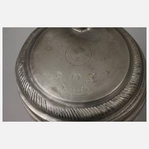 Großer Erfurter Fayencewalzenkrug