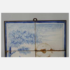 Fliesenbild Rind in Landschaft