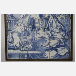 Fliesenbild Damenportrait