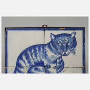 Fliesenbild Katze