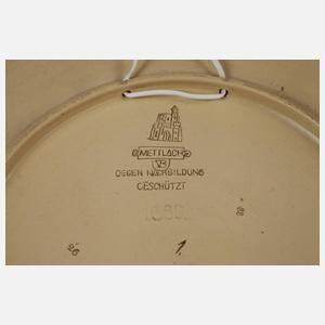 Villeroy & Boch Mettlach Paar Wandteller