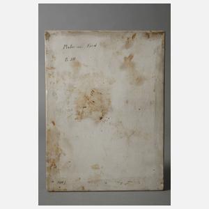 Fliesenbild "Die Amme mit dem Kind"