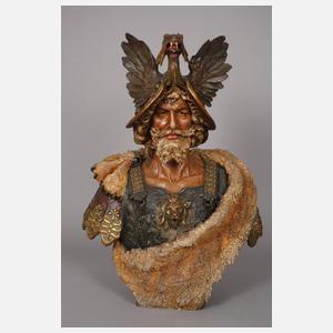 Böhmen große Wikingerbüste