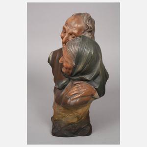 Frankreich Doppelbüste "Nein, ich bin zu alt"