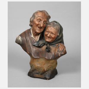 Frankreich Doppelbüste "Nein, ich bin zu alt"