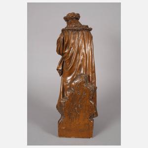 Goldscheider Wien bärtiger Mann