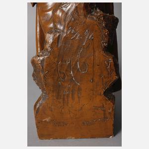 Goldscheider Wien bärtiger Mann