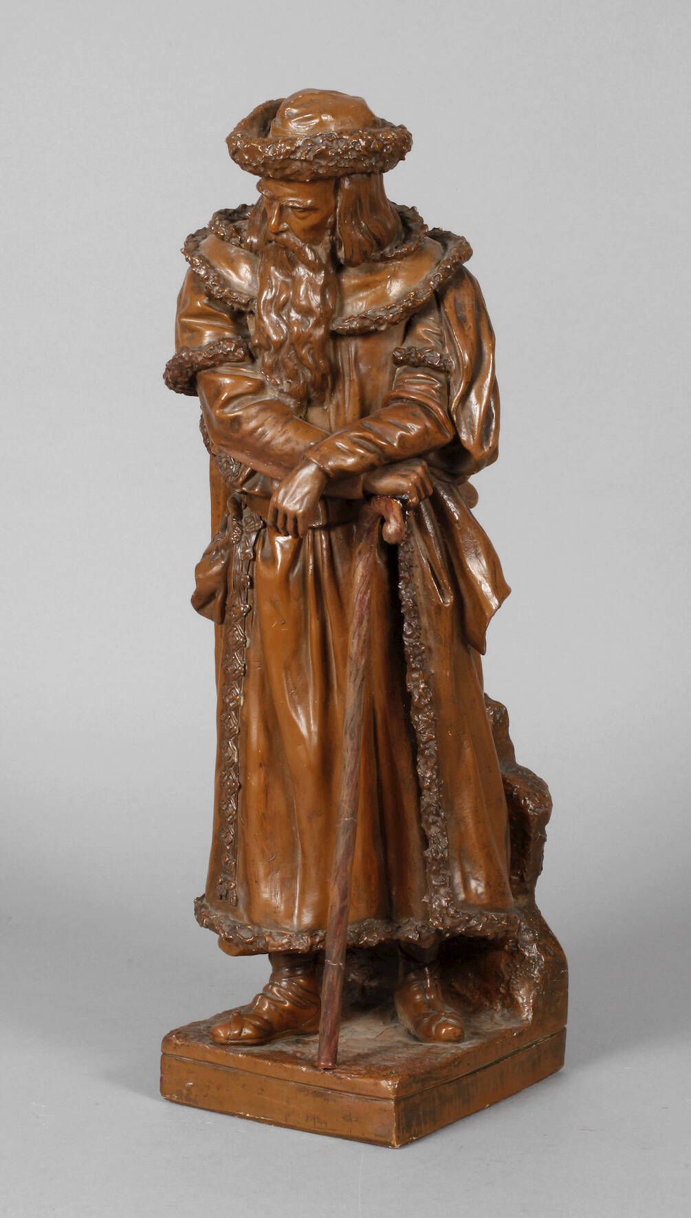 Goldscheider Wien bärtiger Mann