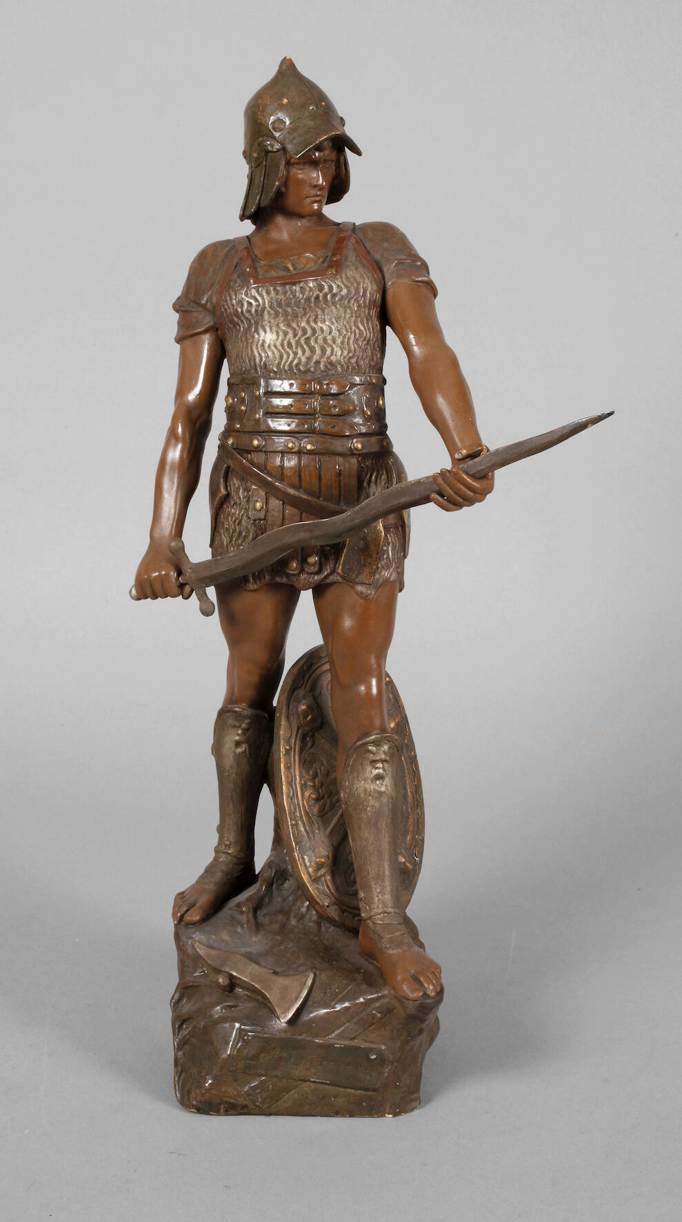 Goldscheider Wien Personifikation "La Guerre (Der Krieg)"