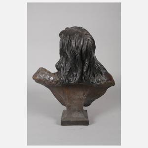 Goldscheider Wien Büste eines Südamerikaners