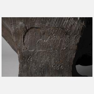 Goldscheider Wien Büste eines Südamerikaners