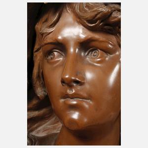 Goldscheider Wien Büste "Frédégonde"