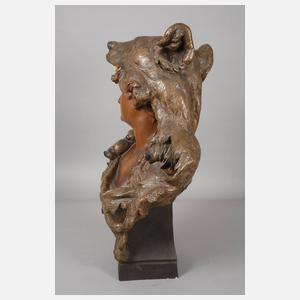 Goldscheider Wien Büste "Frédégonde"