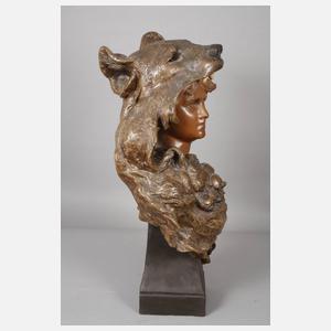 Goldscheider Wien Büste "Frédégonde"