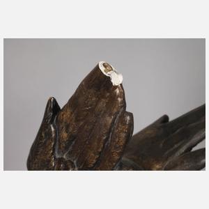 Goldscheider Wien Salonfigur "Walküre"