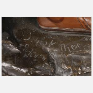 Goldscheider Wien Salonfigur "Walküre"