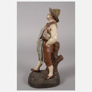 Goldscheider Wien "Schreitender Bauernjunge"