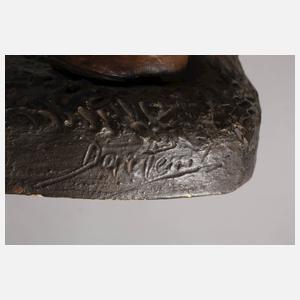 Goldscheider Wien "Schreitender Bauernjunge"