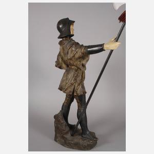 Goldscheider Salonfigur Landsknecht