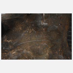 Goldscheider Salonfigur Landsknecht