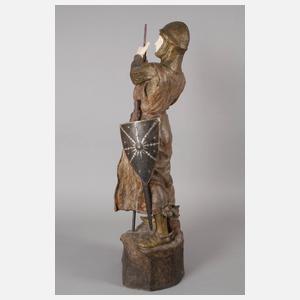 Goldscheider Wien Salonfigur Ritter