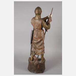 Goldscheider Wien Salonfigur Ritter