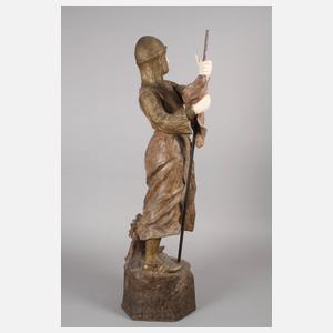 Goldscheider Wien Salonfigur Ritter