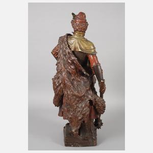 Ernst Wahliss Wien Salonfigur Hunnenkrieger