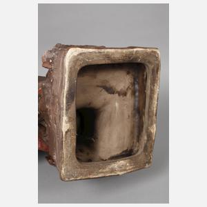 Ernst Wahliss Wien Salonfigur Hunnenkrieger