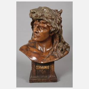 Ernst Wahliss Wien Büste "Germanus"